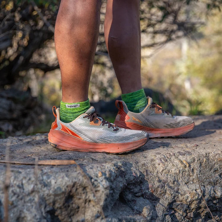 Injinji Trail Sock | Midweight | Mini-Crew | Basil