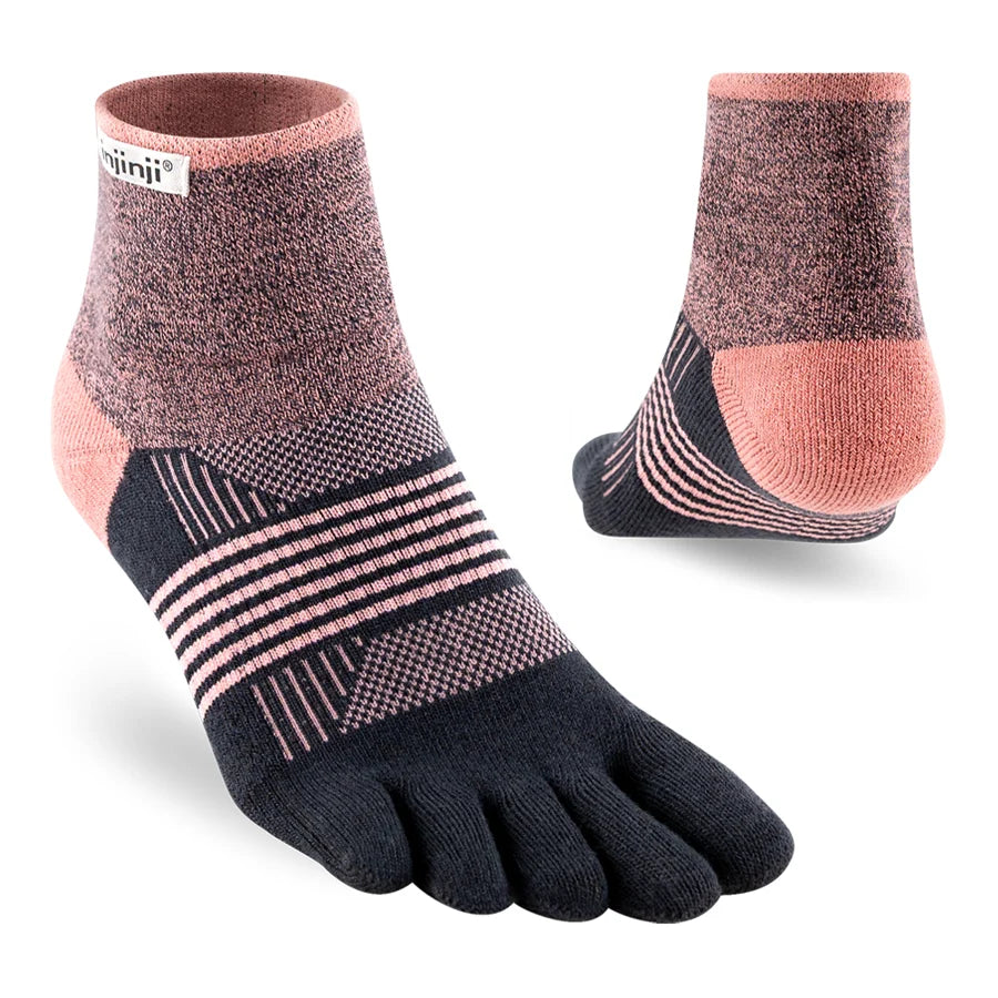 Injinji Trail Sock | Midweight | Mini-Crew | Raven | Womens