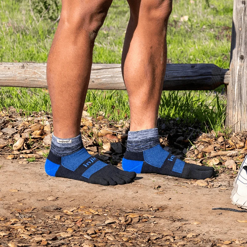 Injinji Trail Sock | Midweight | Mini-Crew | Storm