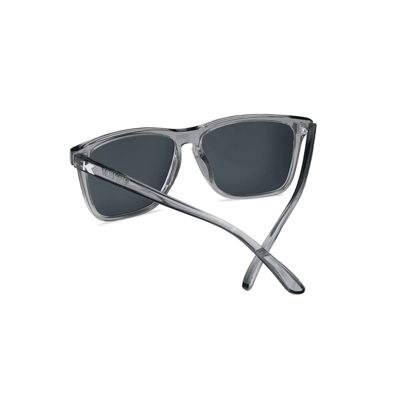 Knockaround Sunglasses | Fast Lanes Sport | Clear Grey / Aqua