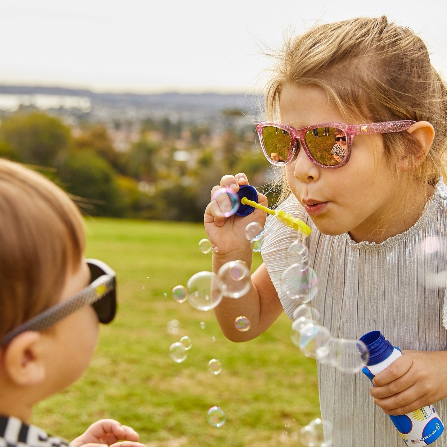 Knockaround Sunglasses | Kids Premiums | Pink Sparkle