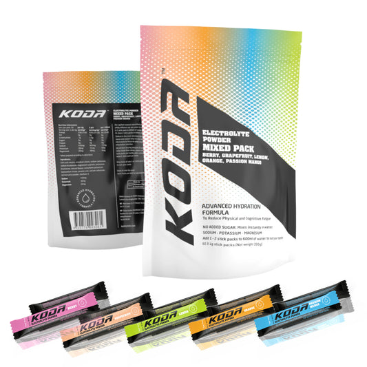 Koda Nutrition Electrolyte Powder Sticks | Mixed Pack of 50