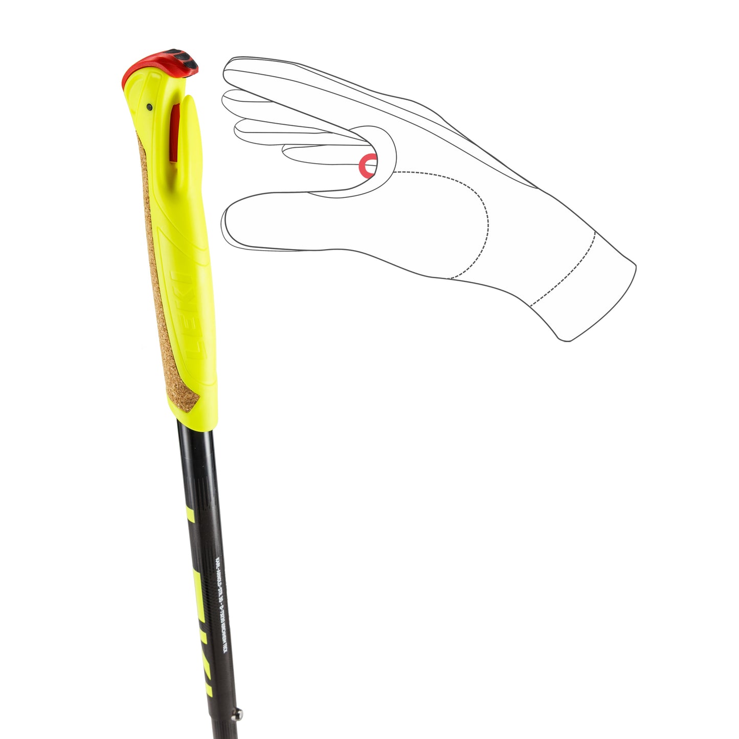 Leki Evotrail FX.One TA Running Poles | Dark Anthracite