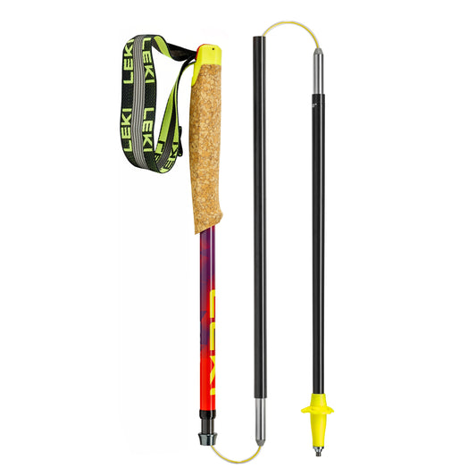 Leki Neotrail Pro FX.One Superlite Poles | Bright Red / Violet / Neon
