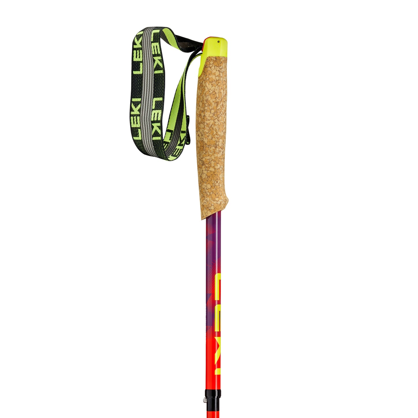 Leki Neotrail Pro FX.One Superlite Poles | Bright Red / Violet / Neon