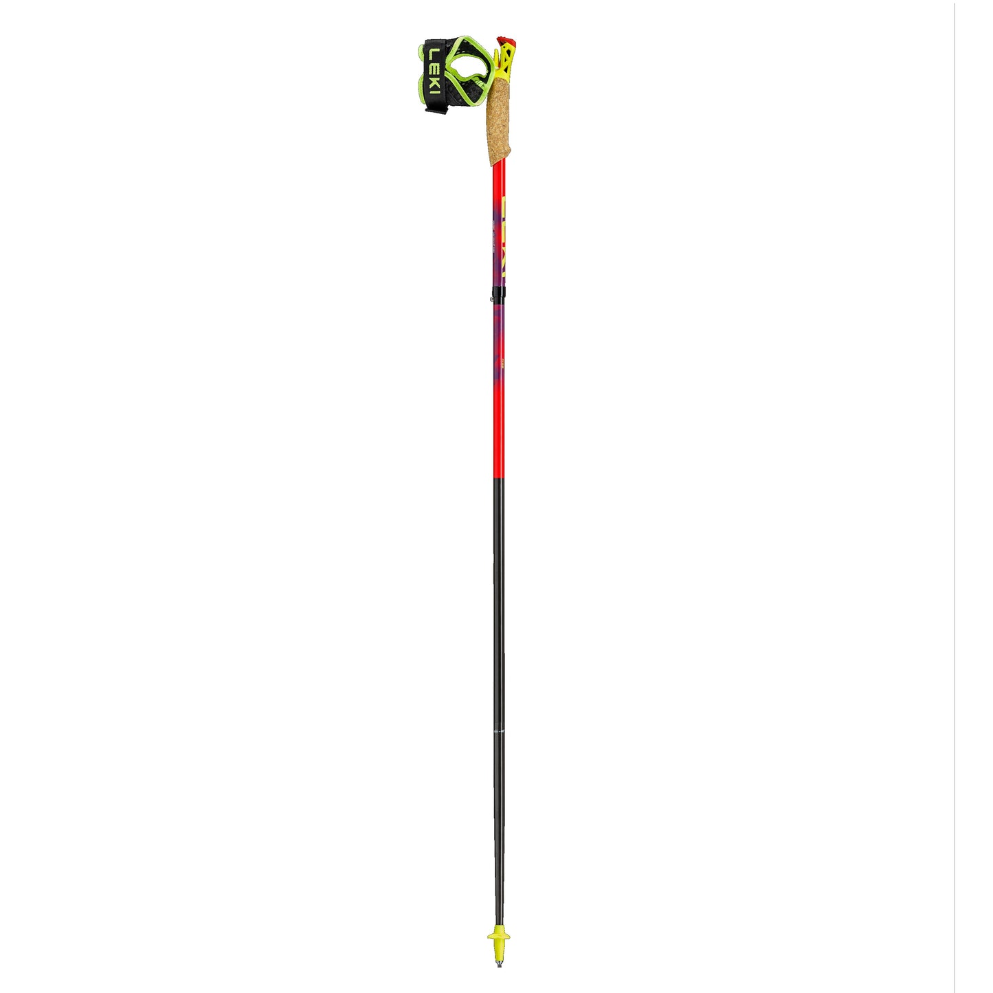 Leki Ultratrail FX.One Running Poles | Bright Red / Violet / Neon