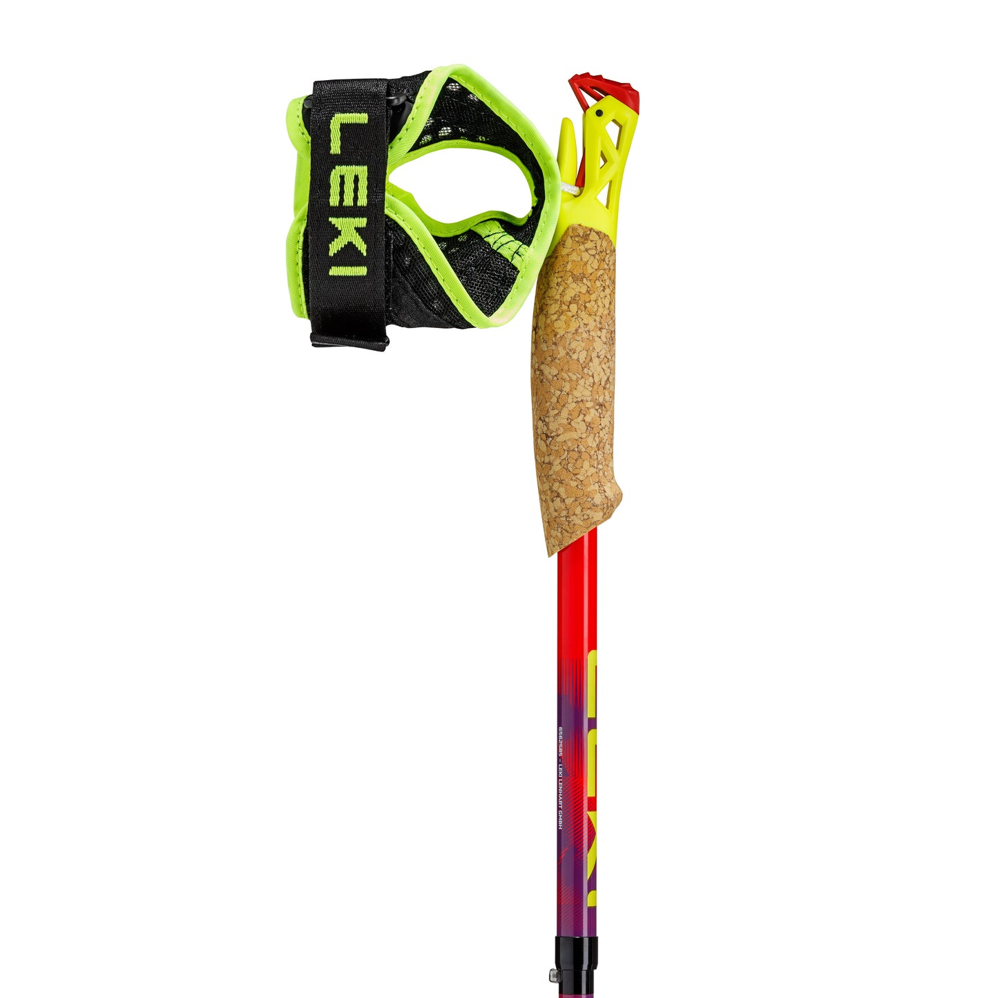 Leki Ultratrail FX.One Running Poles | Bright Red / Violet / Neon