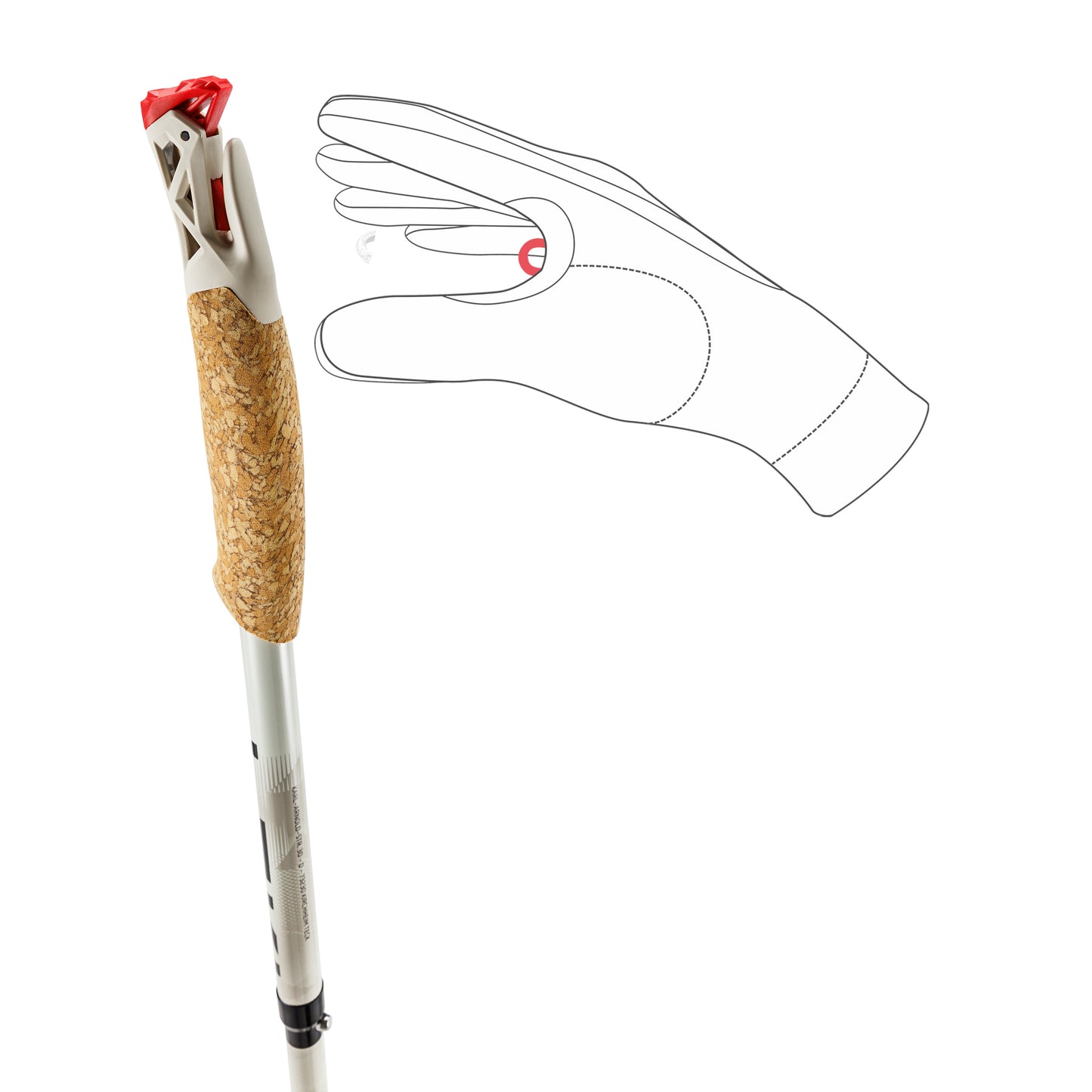 Leki Ultratrail FX.One Running Poles | Warm Grey
