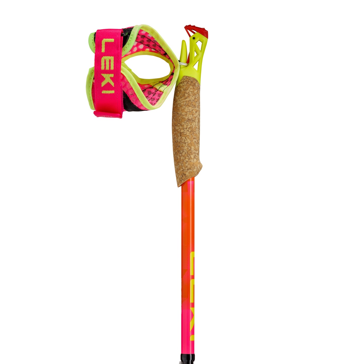 Leki Ultratrail FX.One Superlite Running Poles | Neon Pink / Pastel Orange / Neon