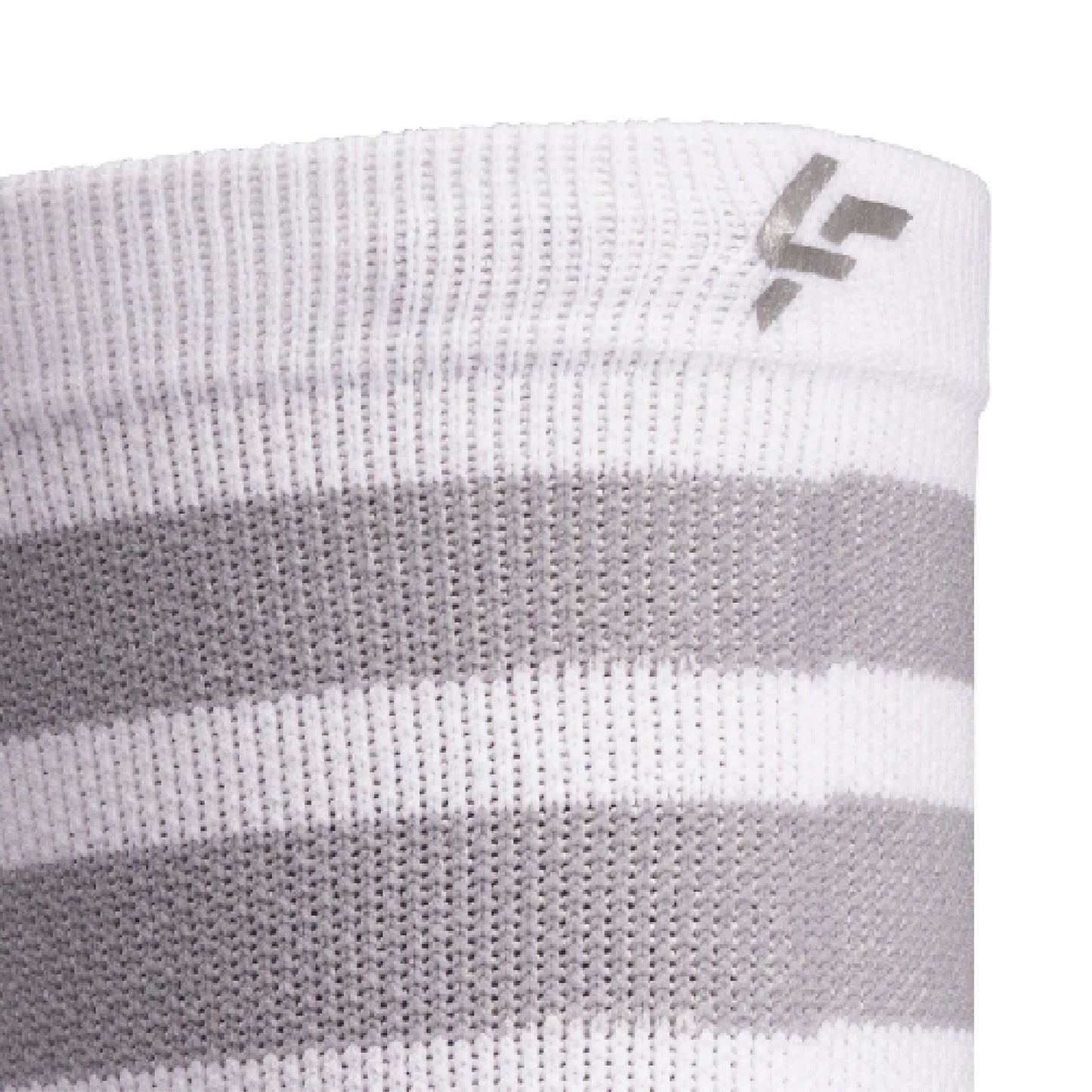 Lightfeet Performance Socks | Midweight | Half Crew | 2 Stripes White