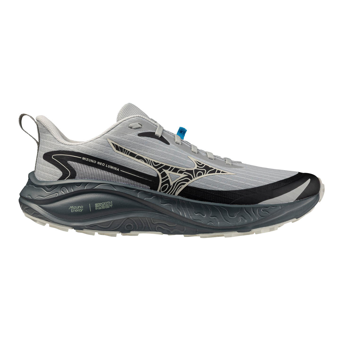 Mizuno Neo Lumina | Mirage Gray / Vulcan / Blue Jewel | Mens