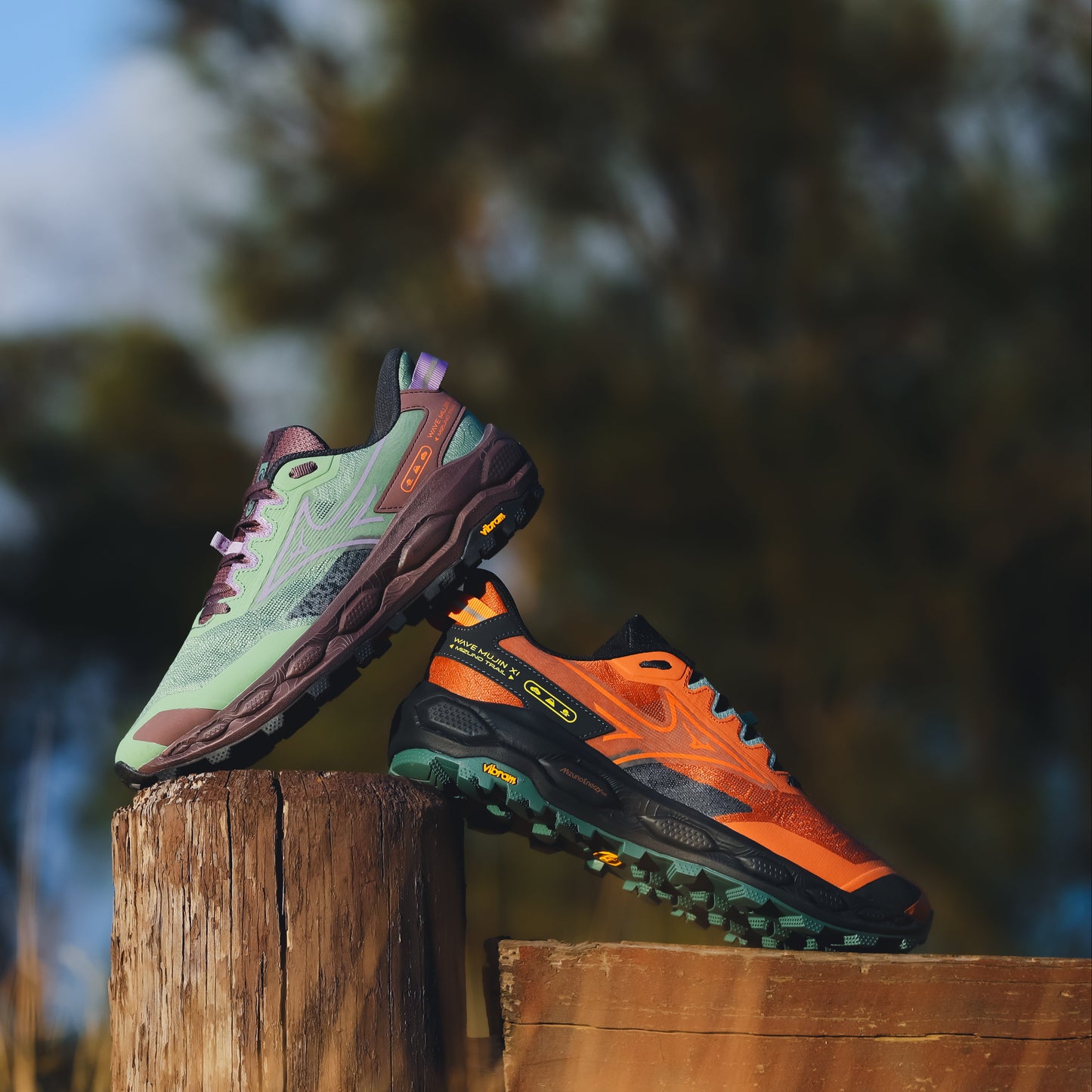 Mizuno Wave Mujin 11 | Sunburn / Autumn Sunset / Granite Green | Mens