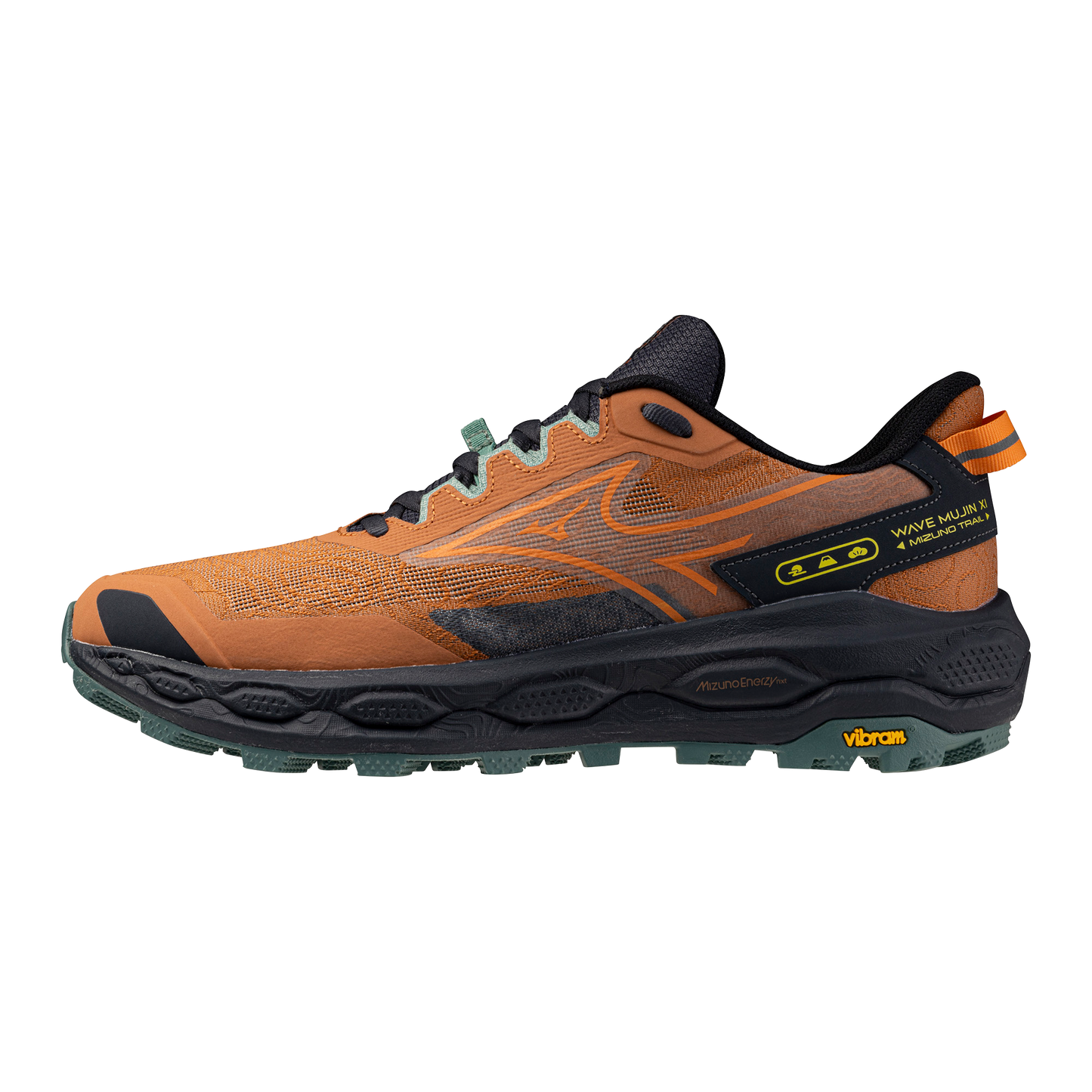 Mizuno Wave Mujin 11 | Sunburn / Autumn Sunset / Granite Green | Mens