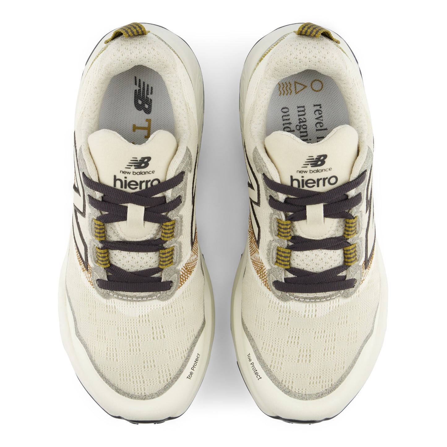 New Balance Fresh Foam X Hierro v9 Wide | Angora / Basil Oil | Womens
