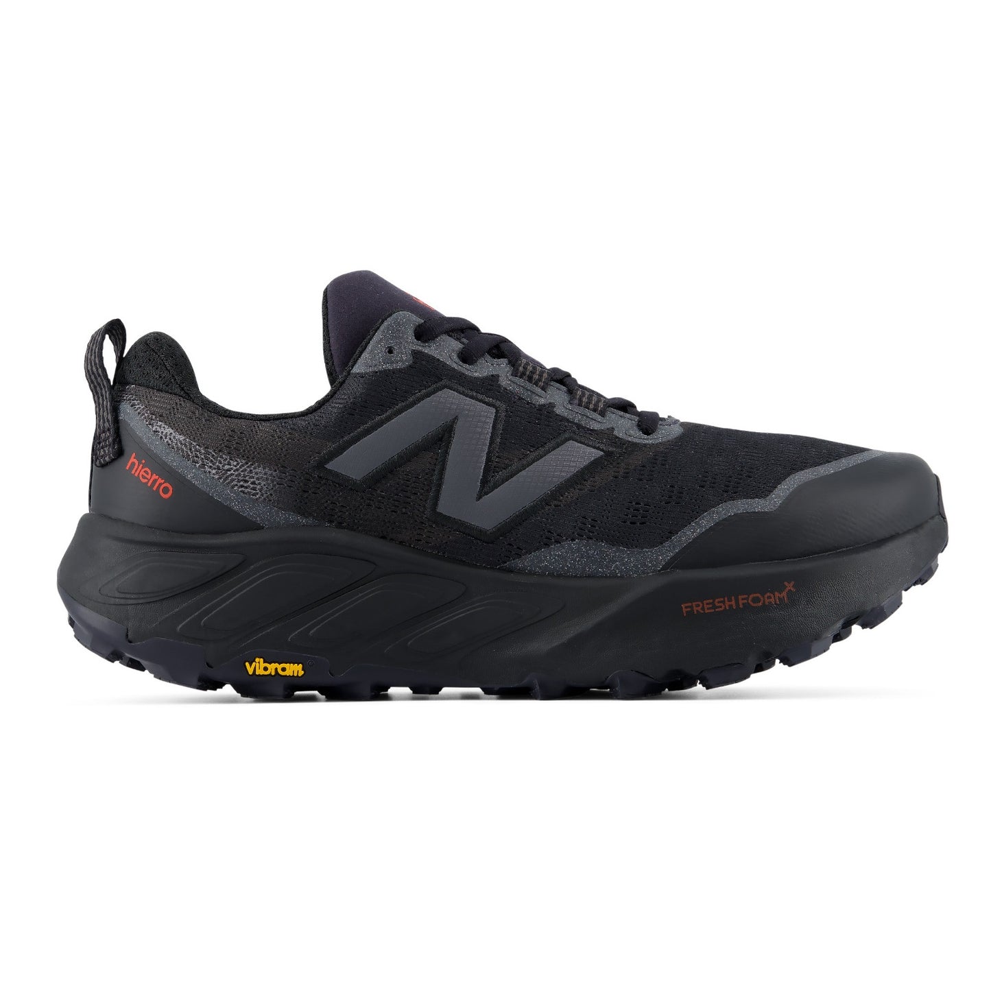 New Balance Fresh Foam X Hierro v9 Wide | Dark Night / Neo Flame | Mens