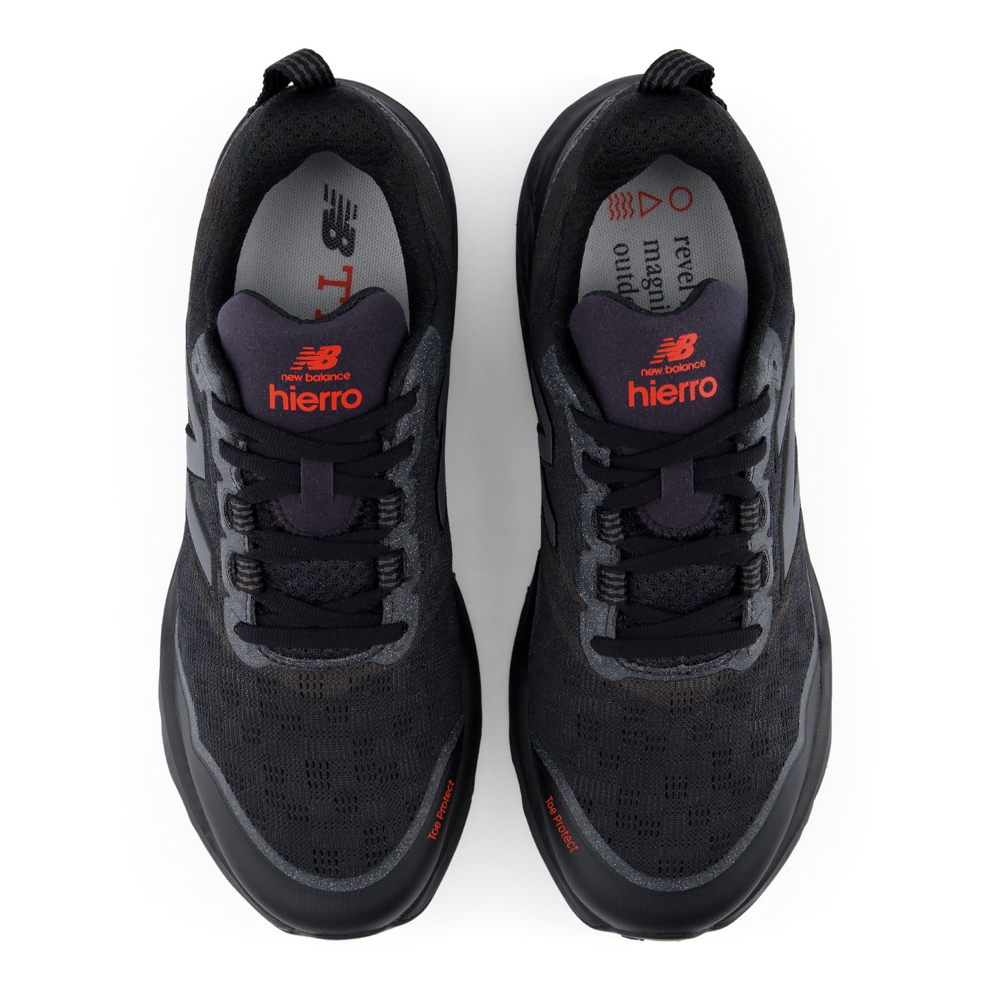 New Balance Fresh Foam X Hierro v9 Wide | Dark Night / Neo Flame | Mens