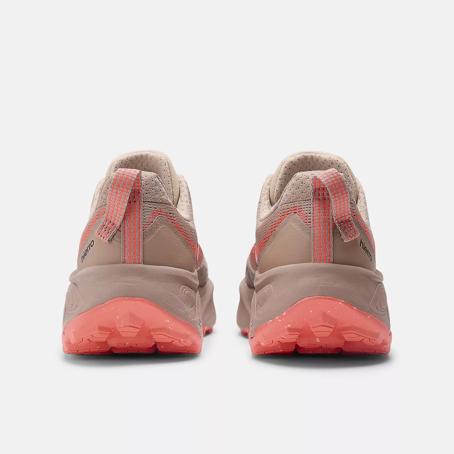 New Balance Fresh Foam X Hierro v9 Wide | Desert Clay / Flat Taupe / Urgent Red | Womens