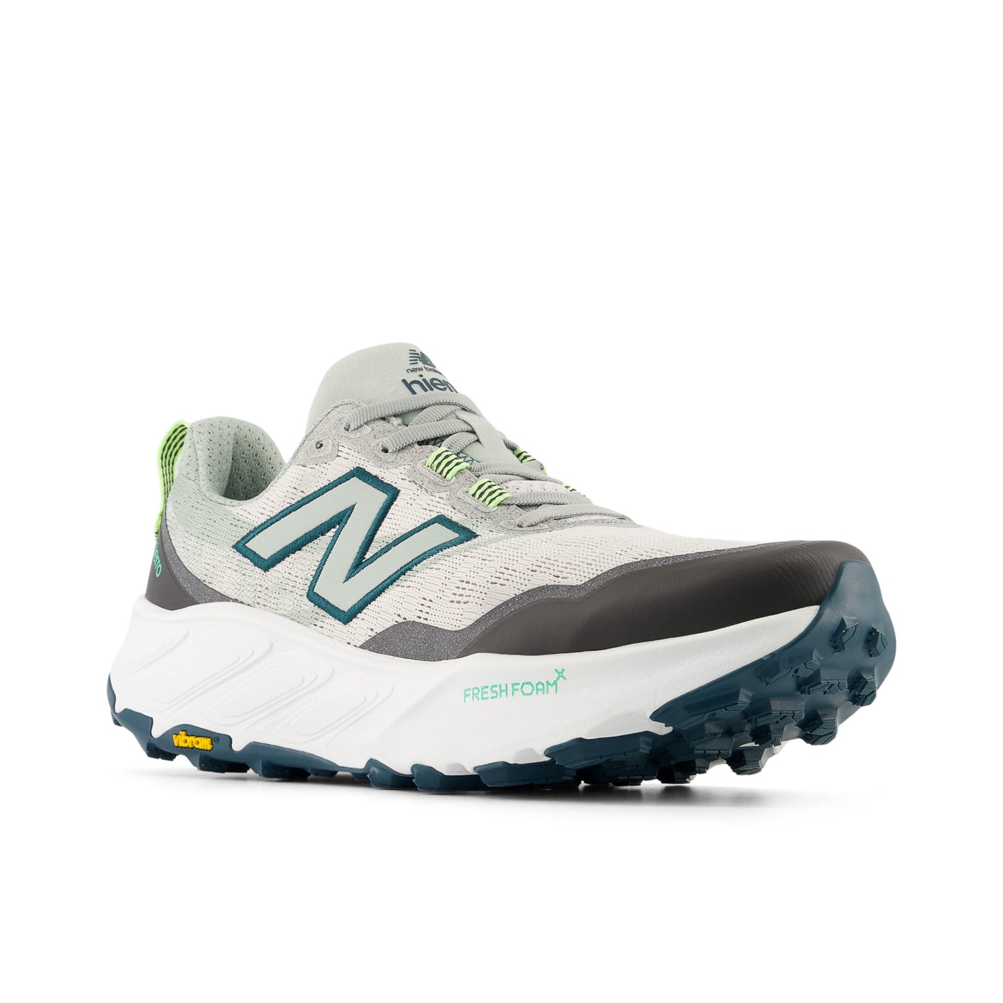 New Balance Fresh Foam X Hierro v9 | Grey Matter / Medusa Green | Mens