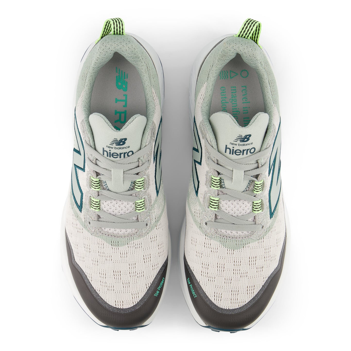 New Balance Fresh Foam X Hierro v9 | Grey Matter / Medusa Green | Mens
