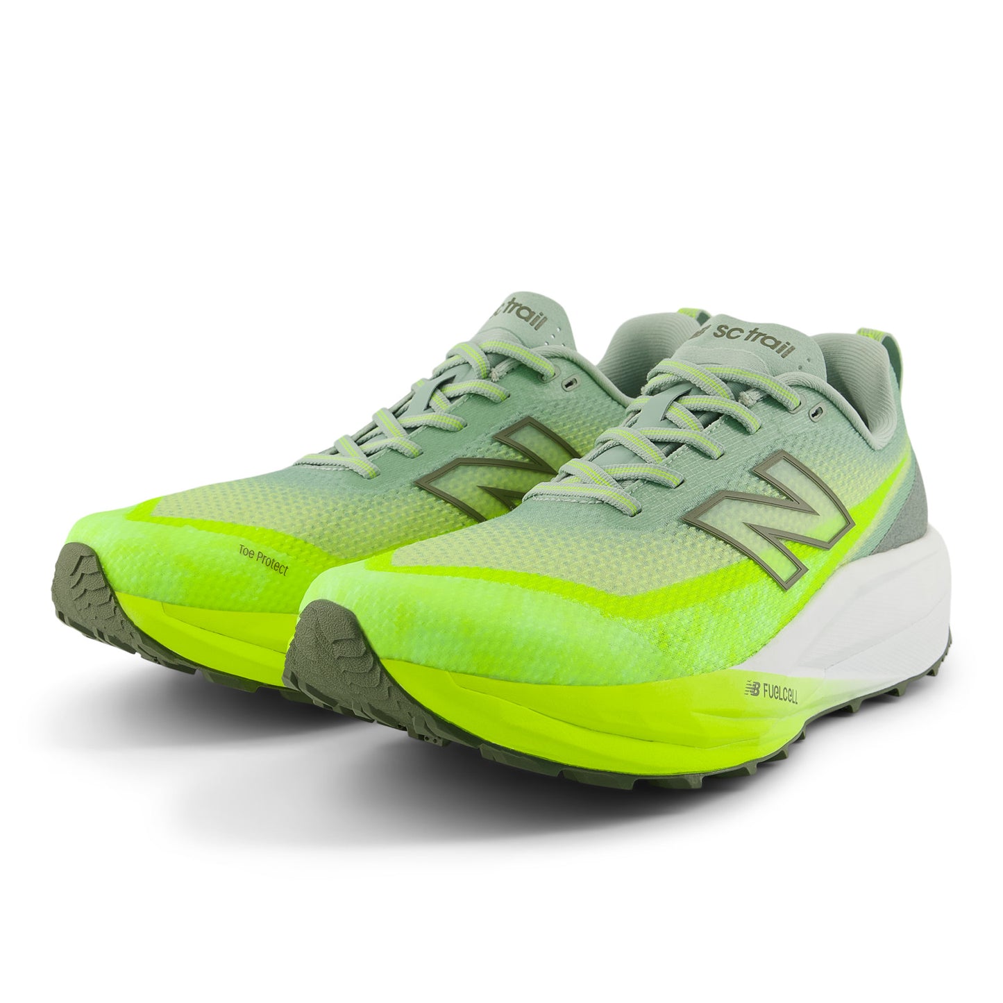 New Balance FuelCell SuperComp Trail v2 | Alkaline Green / Dark Olivine | Mens