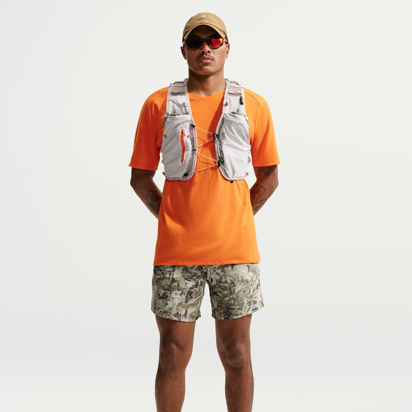 Nike ACG "Chamo Camo" Dri-FIT 6" Brief-Lined Shorts | Sequoia / Light Army / Summit White | Mens