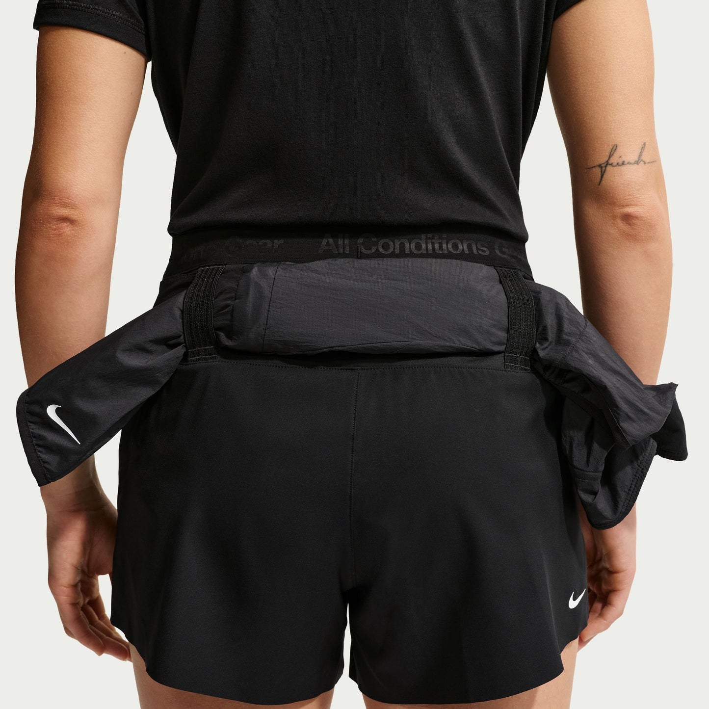 Nike ACG Mid-Rise Brief-Lined Trail Running Shorts | Black / Summit White | Womens