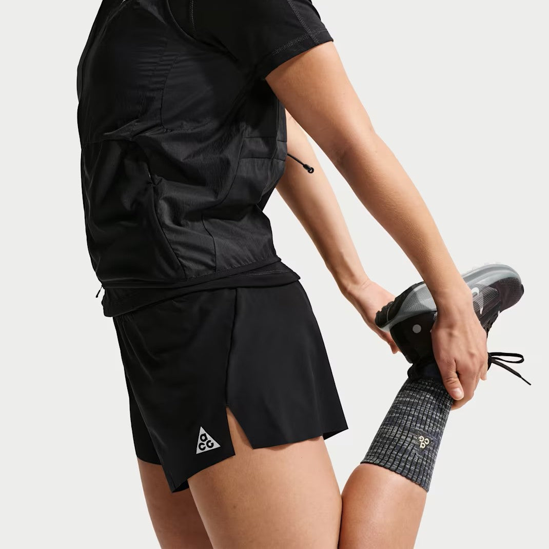 Nike ACG Mid-Rise Brief-Lined Trail Running Shorts | Black / Summit White | Womens