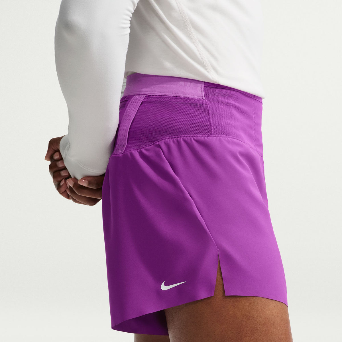 Nike ACG Mid-Rise Brief-Lined Trail Running Shorts | Bold Berry / Monarch Purple / Summit White | Womens