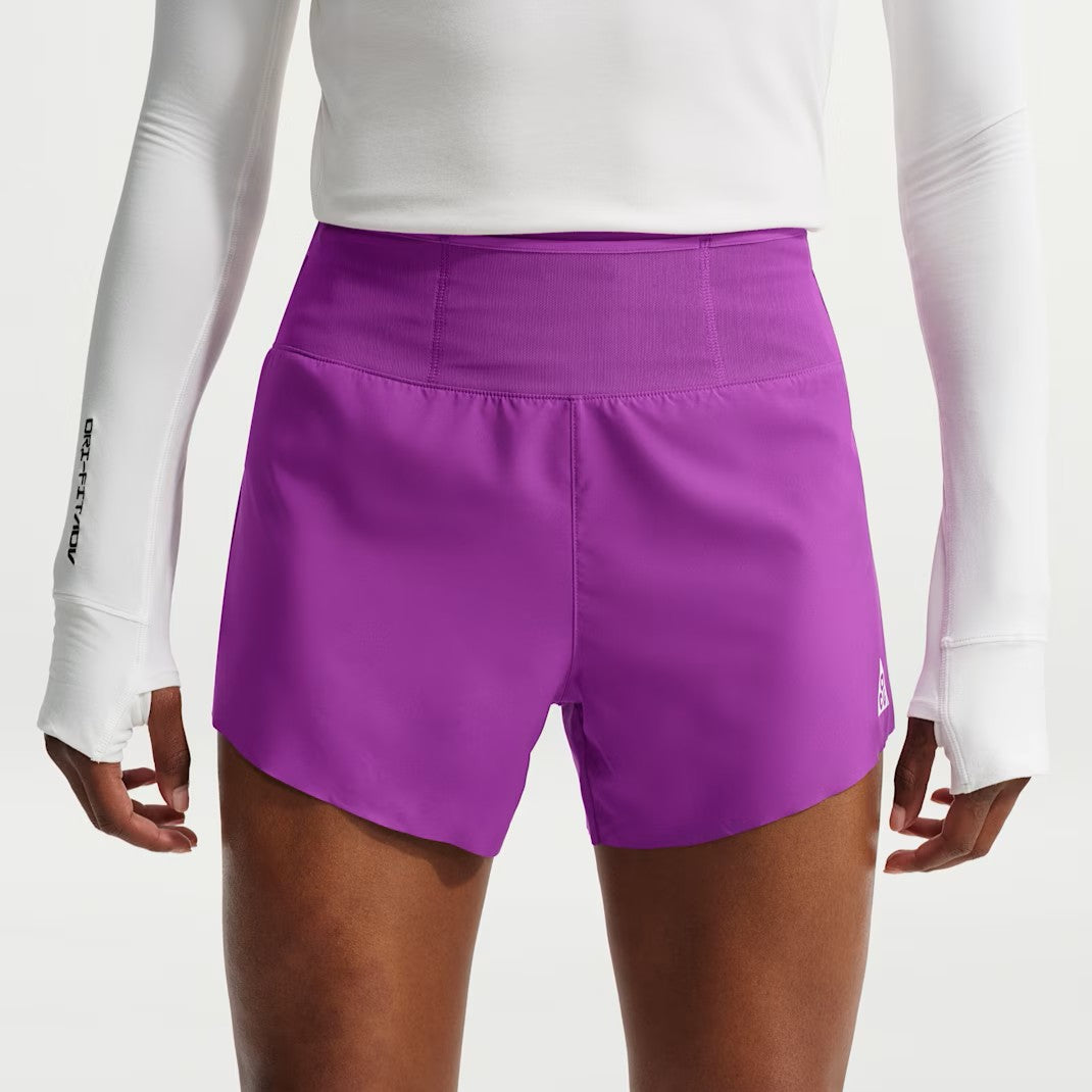 Nike ACG Mid-Rise Brief-Lined Trail Running Shorts | Bold Berry / Monarch Purple / Summit White | Womens