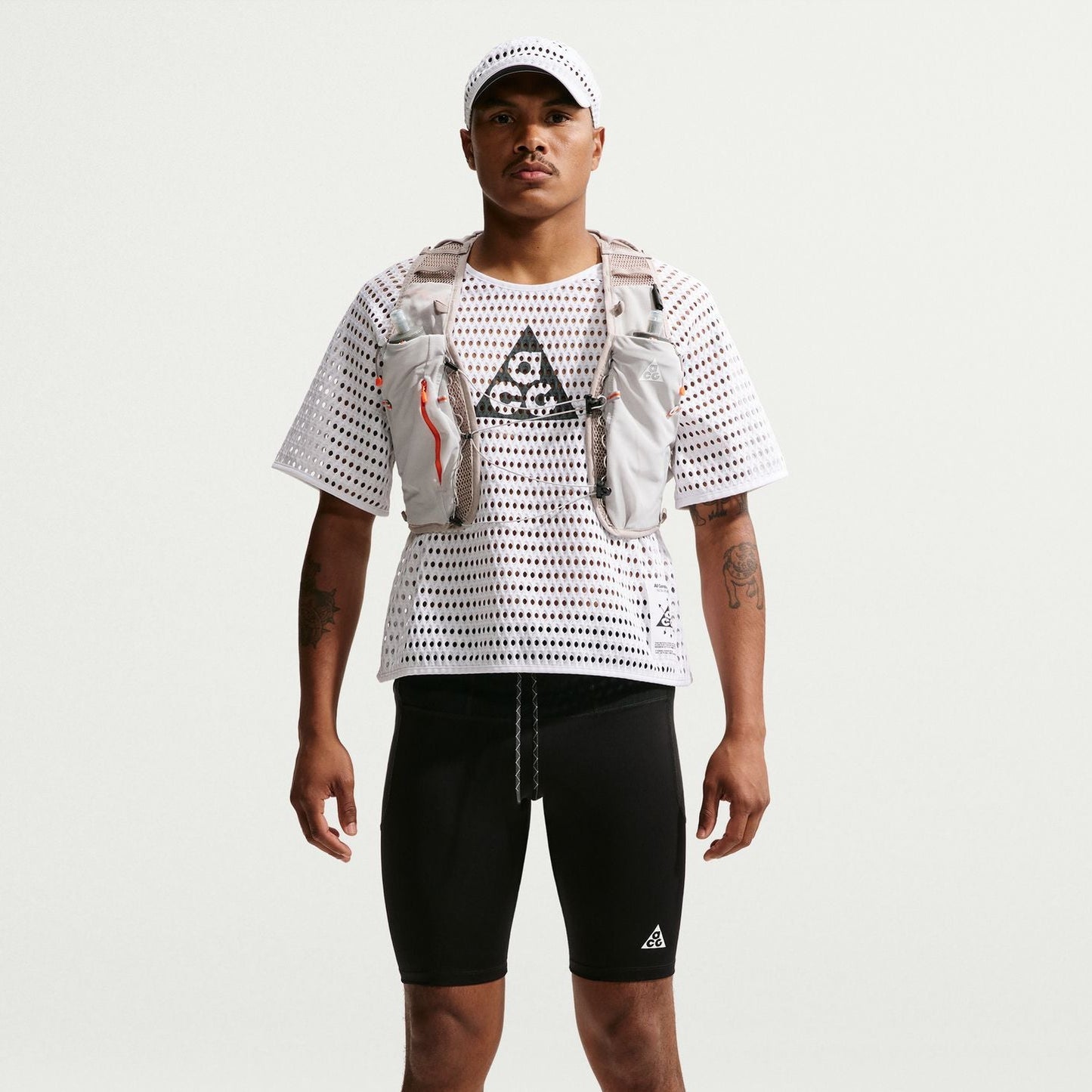 Nike ACG Radical AirFlow Short Sleeve Tee | White / Anthracite | Mens