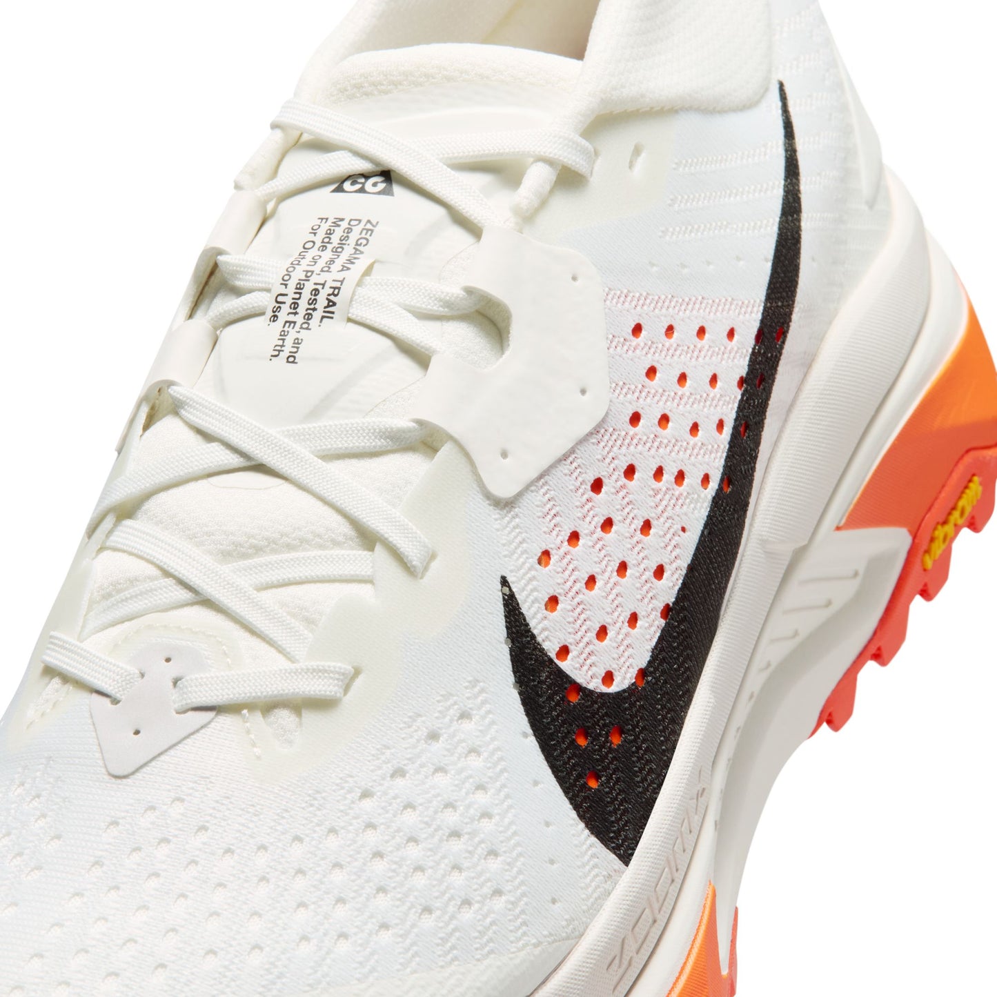 Nike ACG Zegama Trail | Summit White / Phantom / Safety Orange / Black | Mens