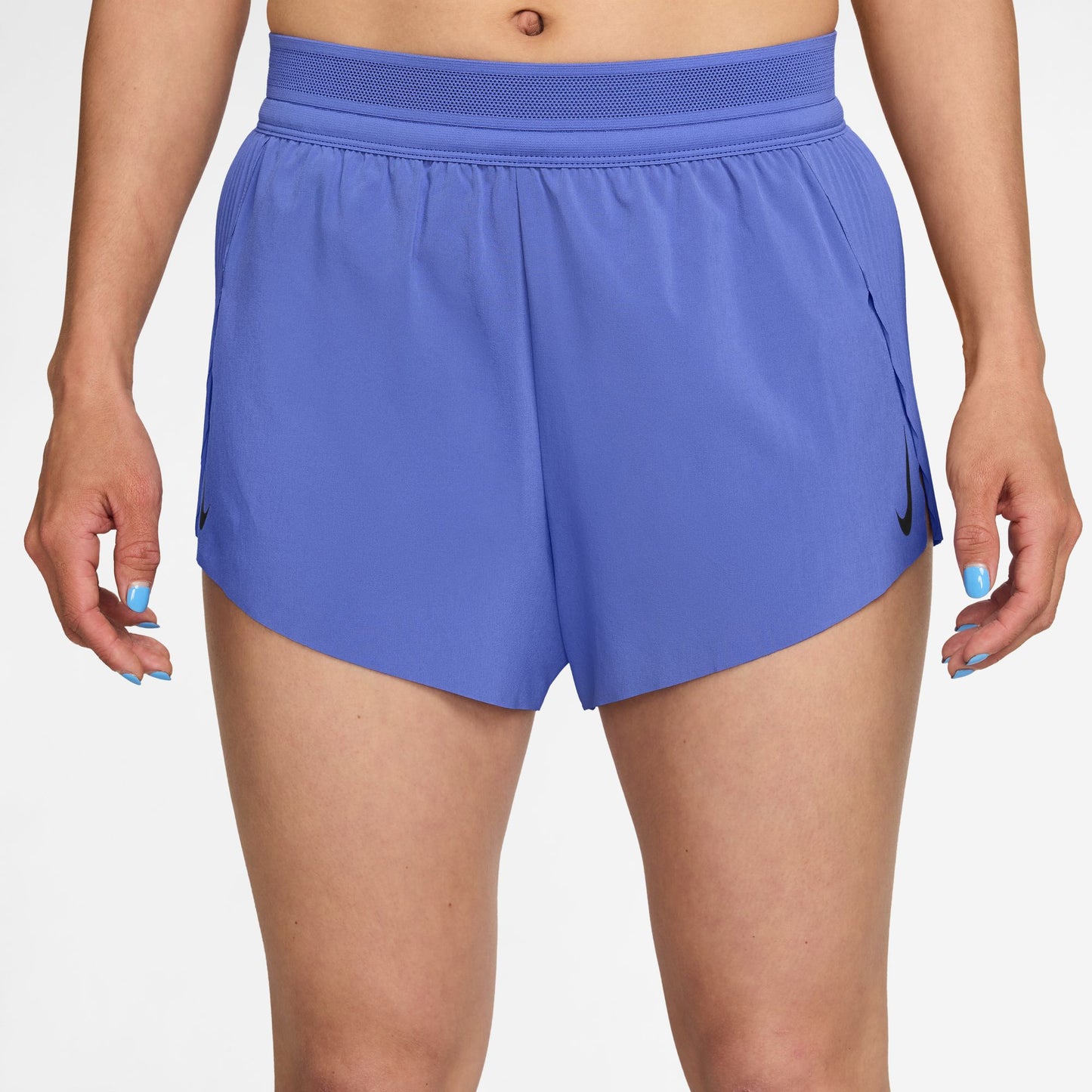 Nike AeroSwift Shorts | Sapphire / Black / White | Womens