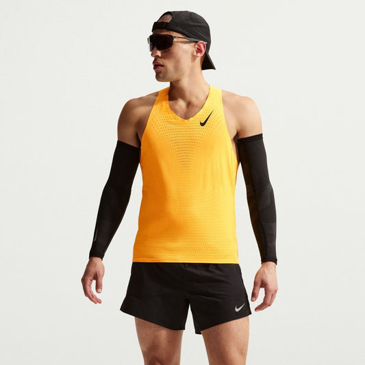 Nike AeroSwift Singlet | Laser Orange / Black | Mens