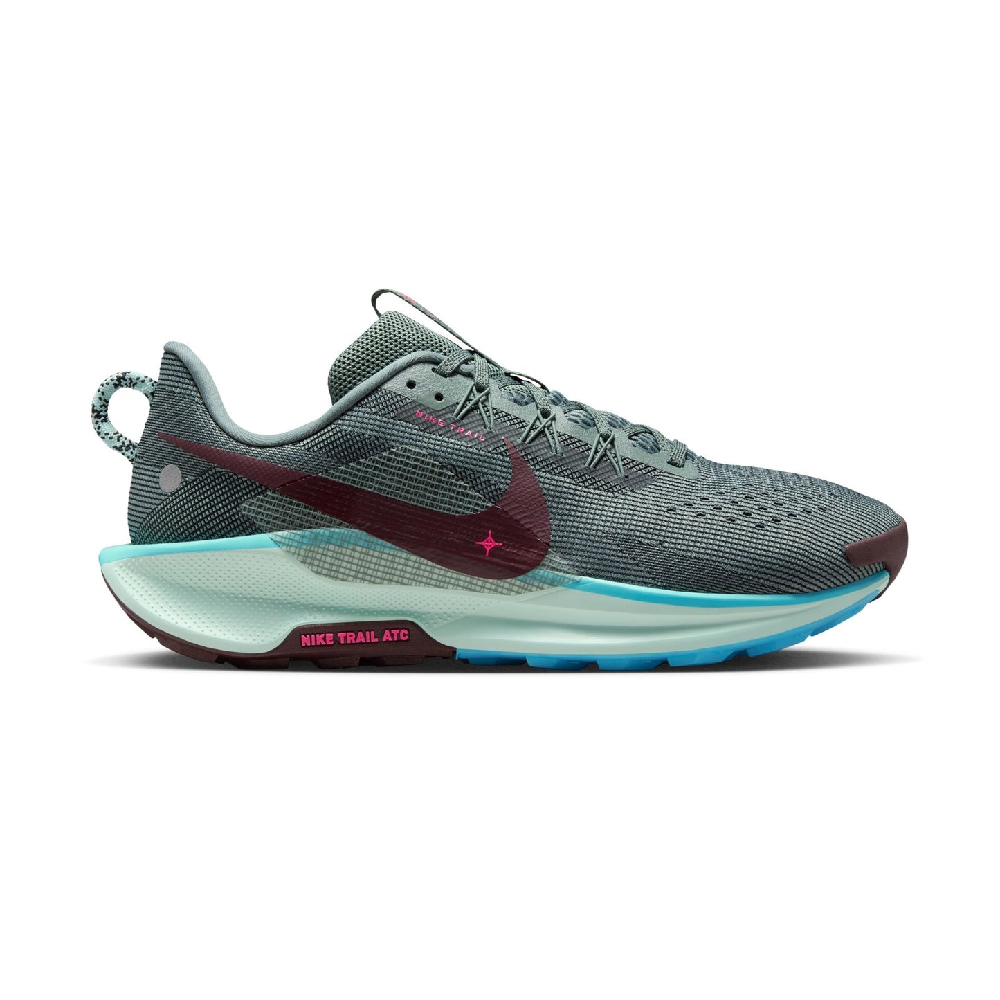 Nike Pegasus Trail 5 | Clay Green / Burgundy Crush / Bleached Turquoise | Mens