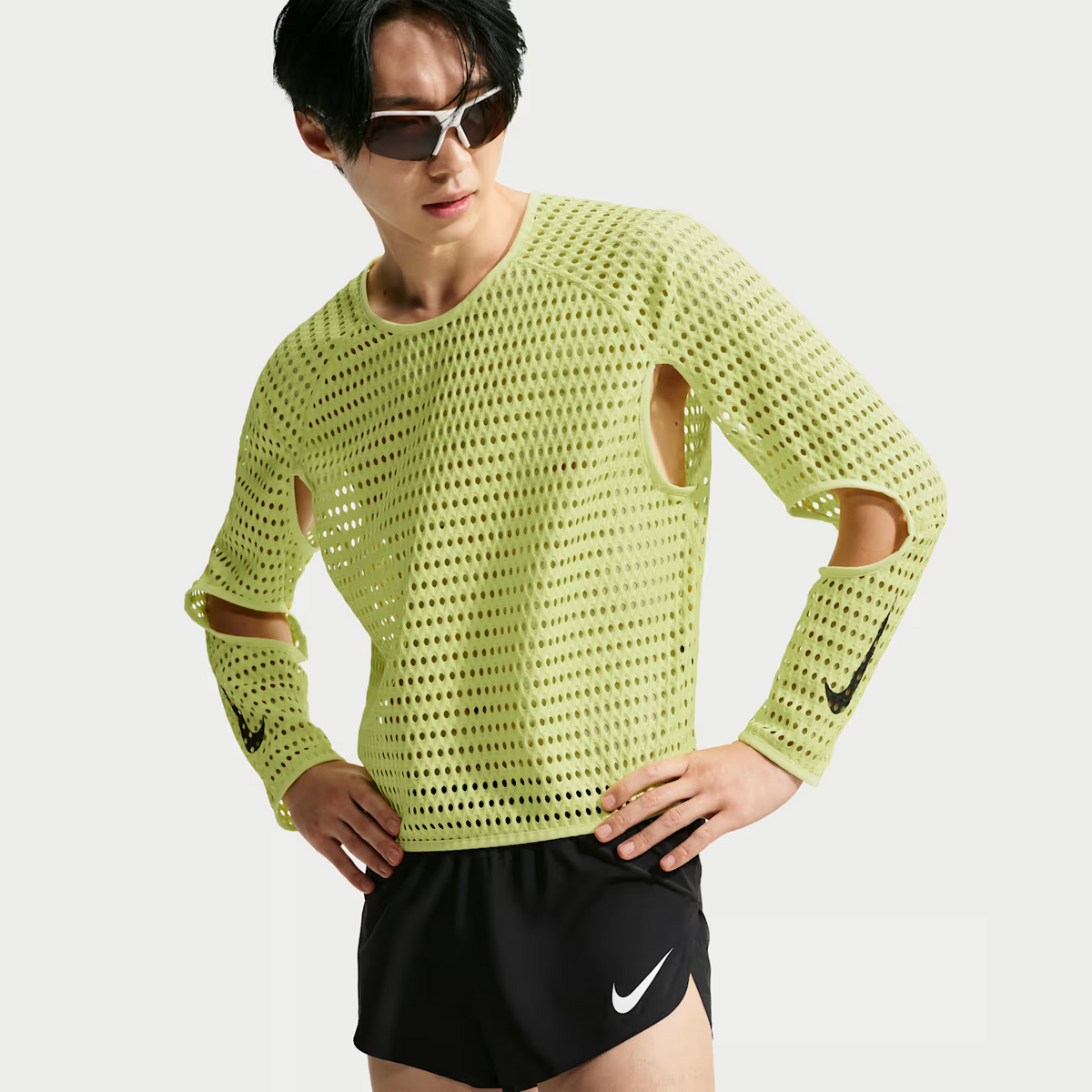 Nike Radical AirFlow Long Sleeve Tee | Light Lemon Twist