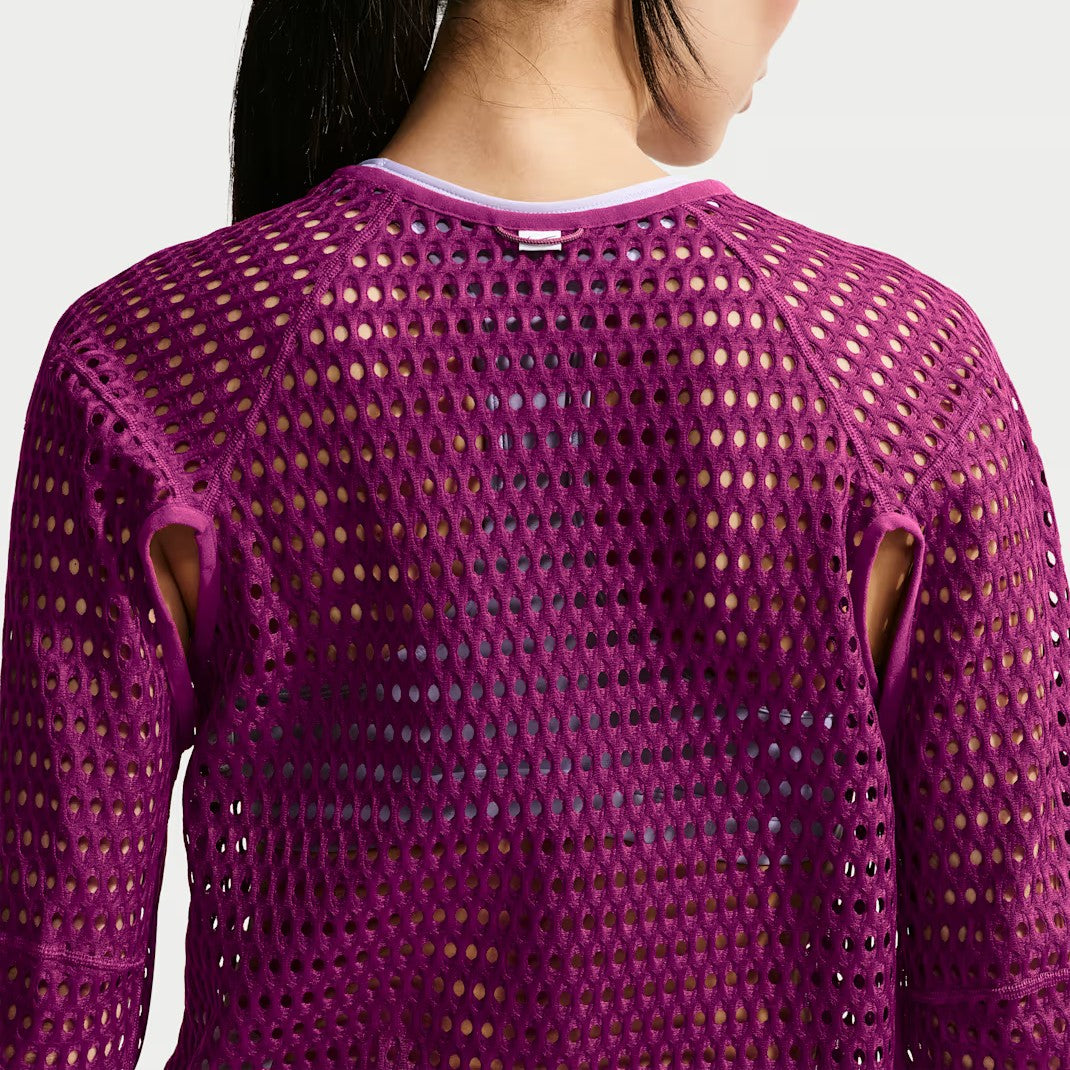 Nike Radical AirFlow Long Sleeve Tee | True Berry / Black | Womens
