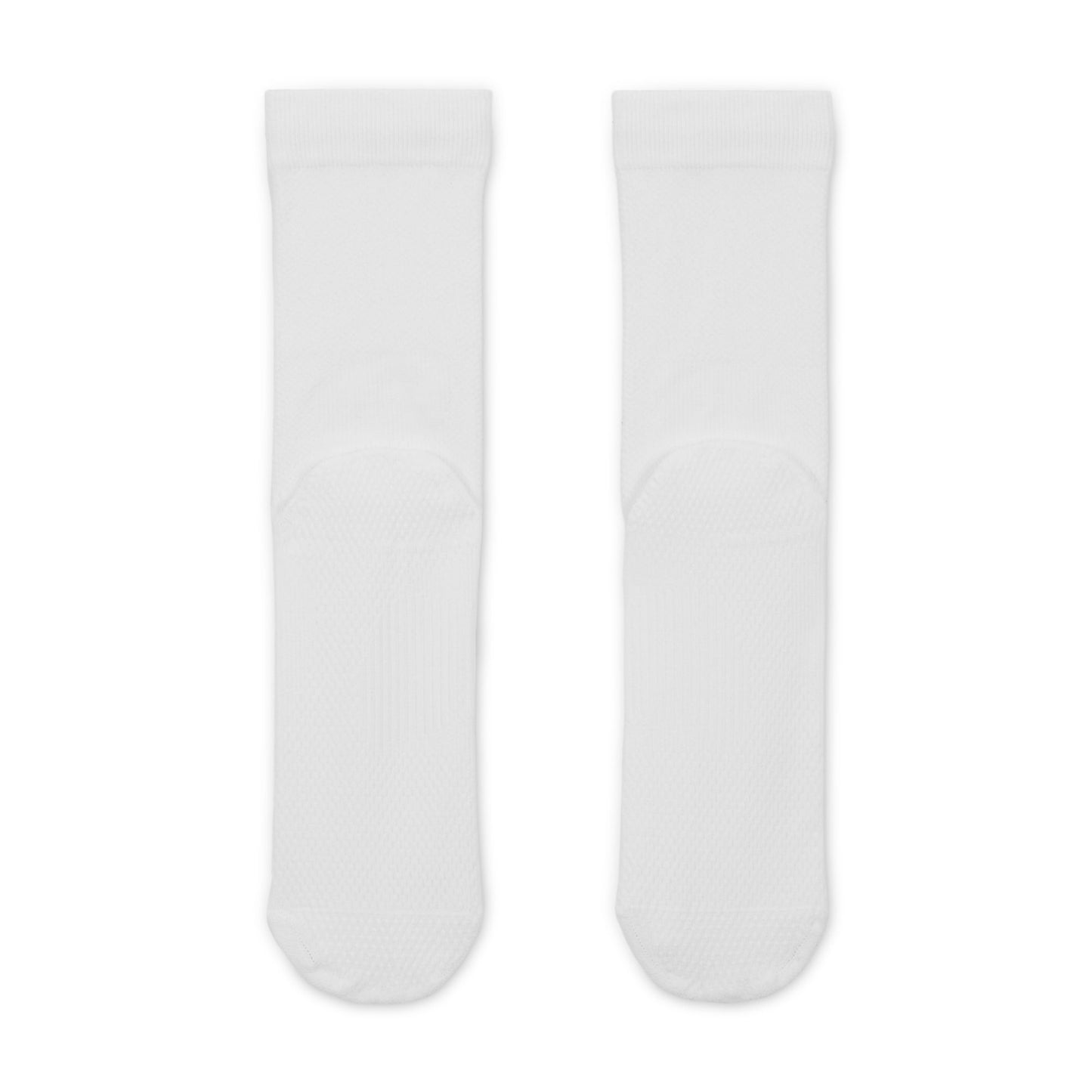 Nike Running Lightweight Sock | Crew Length | White / Hyper Pink