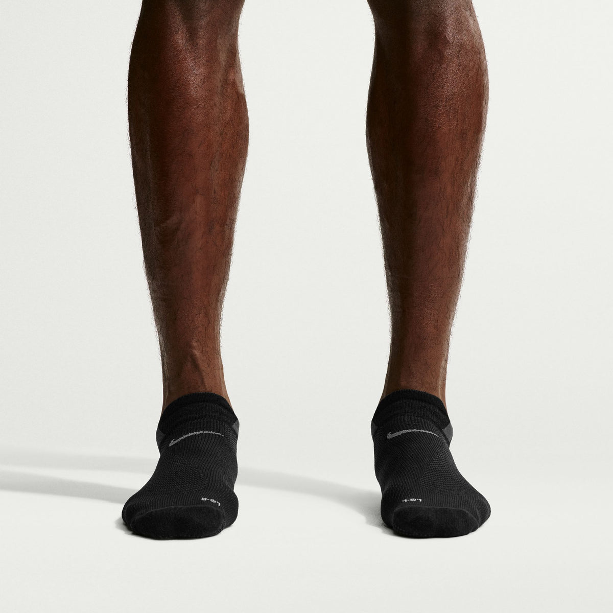 Nike Running Lightweight Sock | No-Show | Black / Dark Smoke Grey