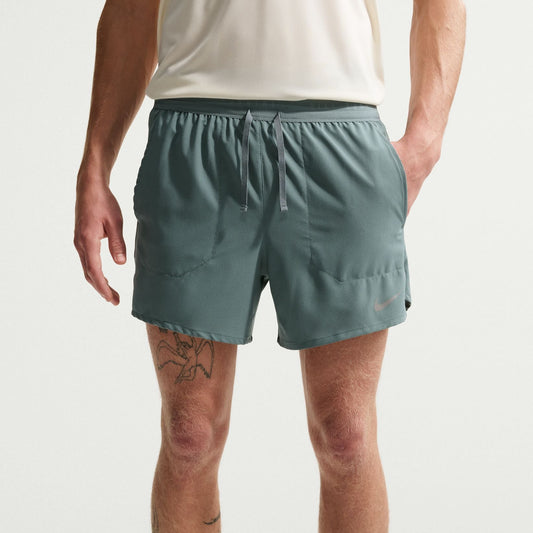 Nike Stride 5" Short | Mineral Slate / Reflective Silver | Mens