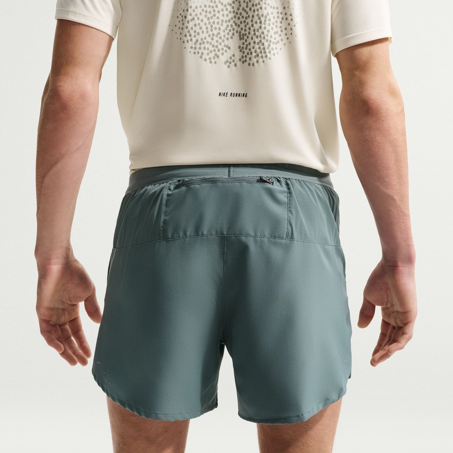 Nike Stride 5" Short | Mineral Slate / Reflective Silver | Mens