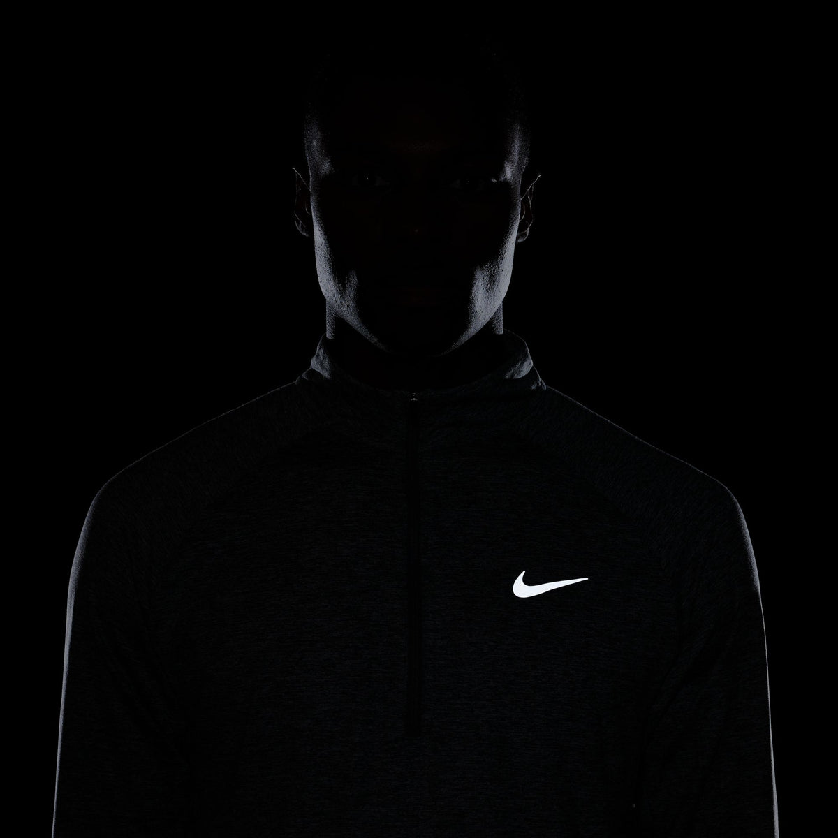 Nike Stride LS Tee | Smoke Grey / Heather | Mens