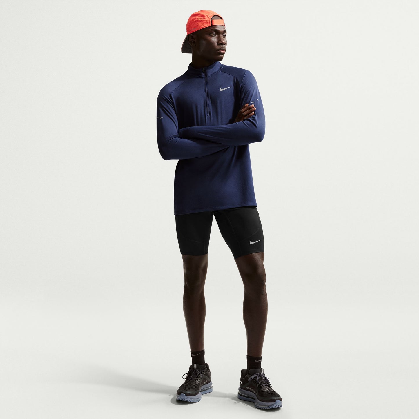 Nike Stride Tights | Black / Reflective Silver | Mens