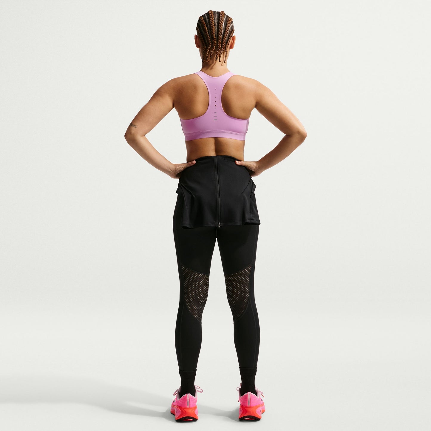 Nike Swift High Support Bra | Light Magenta / Reflective Silver | Womens