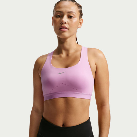 Nike Swift High Support Bra | Light Magenta / Reflective Silver | Womens