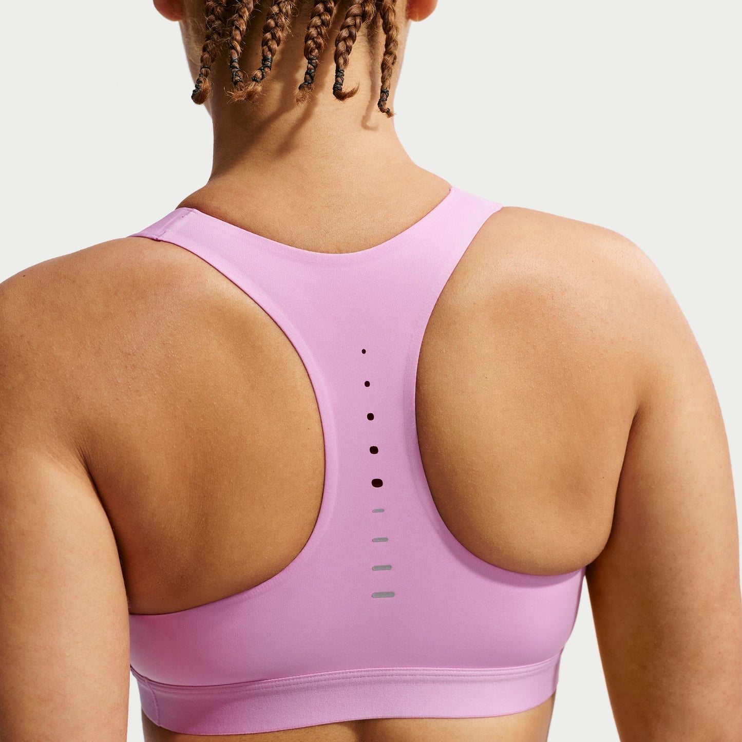 Nike Swift High Support Bra | Light Magenta / Reflective Silver | Womens