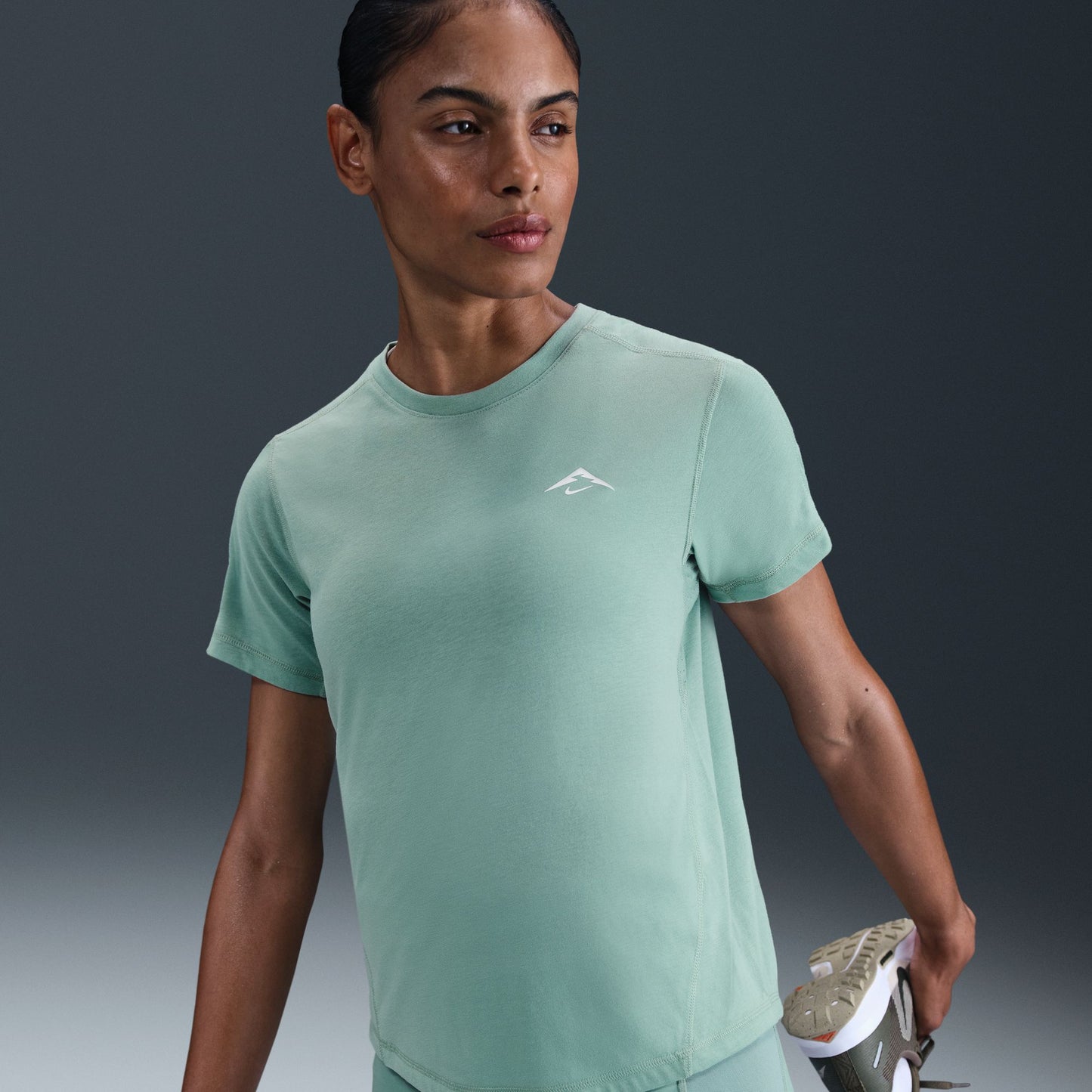 Nike Trail Dri-FIT Tee | Cannon / Summit White | Womens