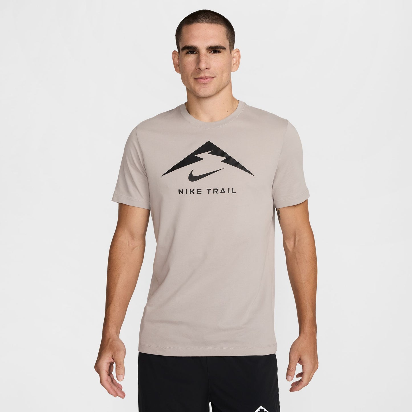 Nike Trail Dri-FIT Tee | College Grey / Black | Mens