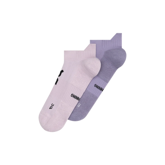 On Core Run Sock Low | 2 Pack | Foxglove / Mallow