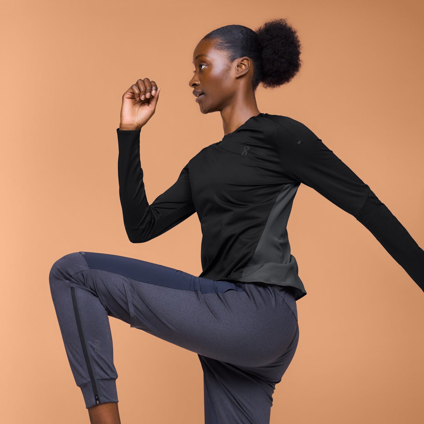 On Performance Long-T | Black / Eclipse | Womens