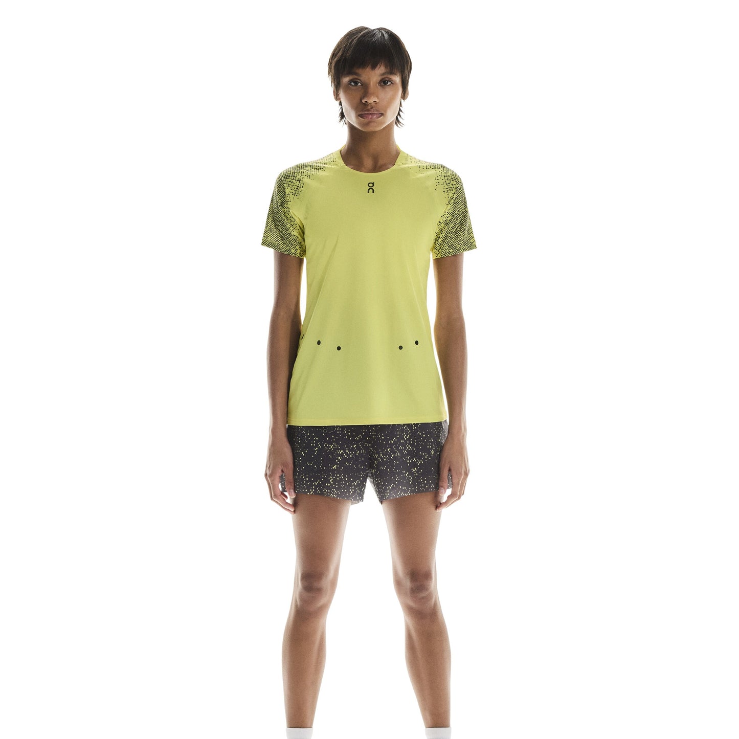 On Ultra Shorts | Iron / Lime | Womens
